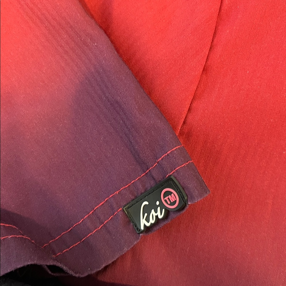 koi Red and Black Short Sleeve Tee - Picture 12 of 12